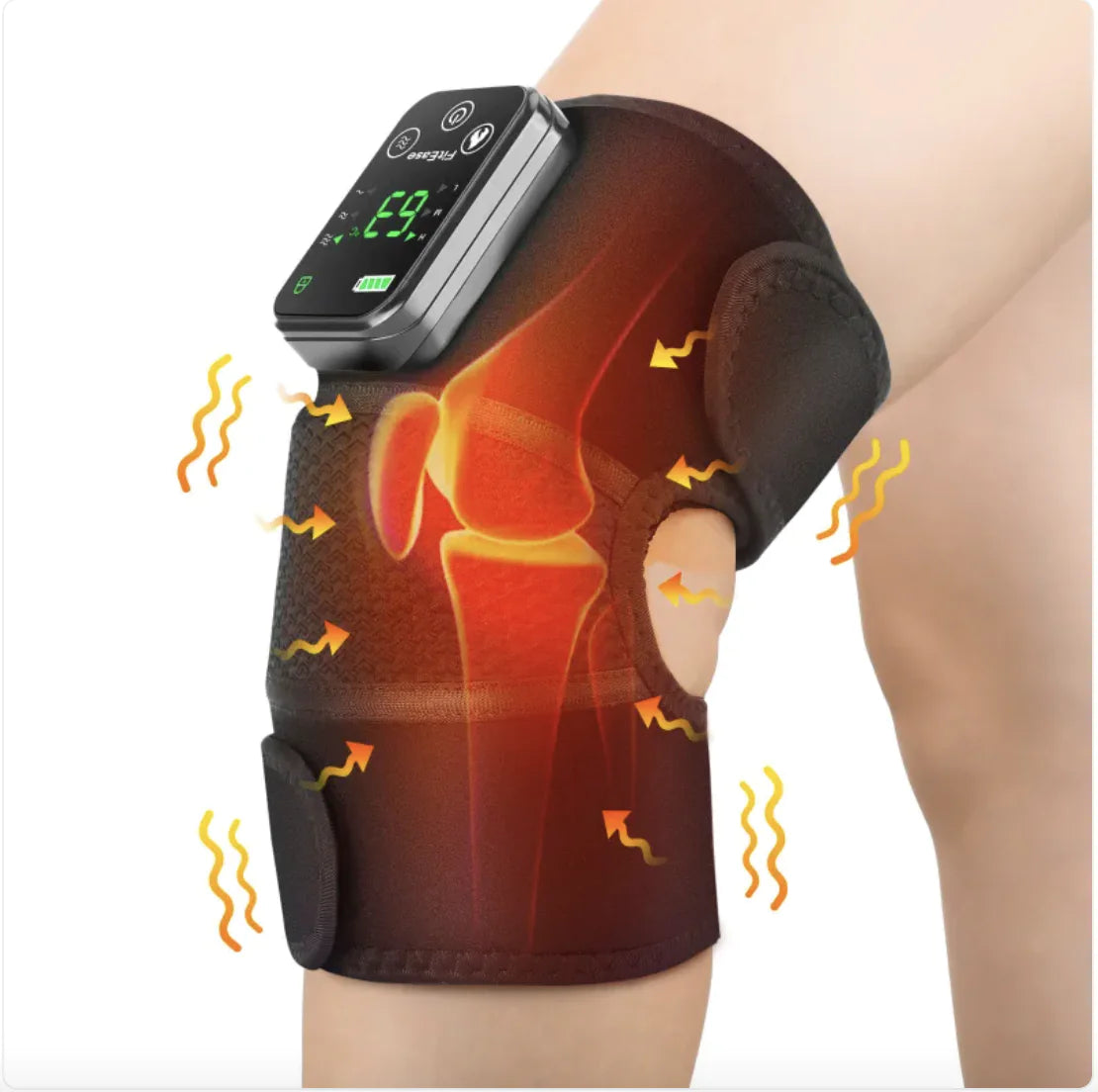 Heated Vibration Massage Knee and Shoulder Pad