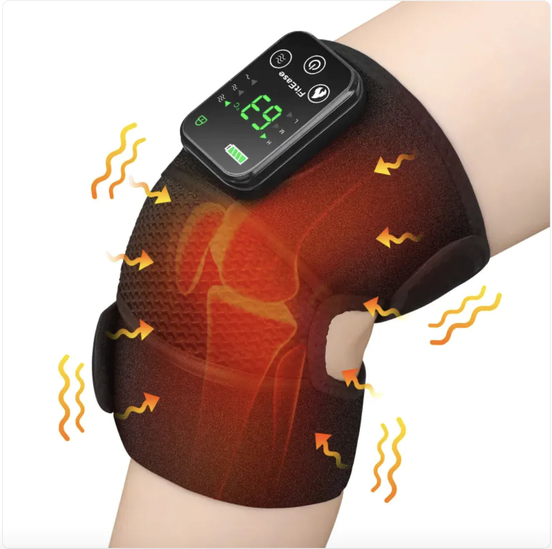 Heated Vibration Massage Knee and Shoulder Pad